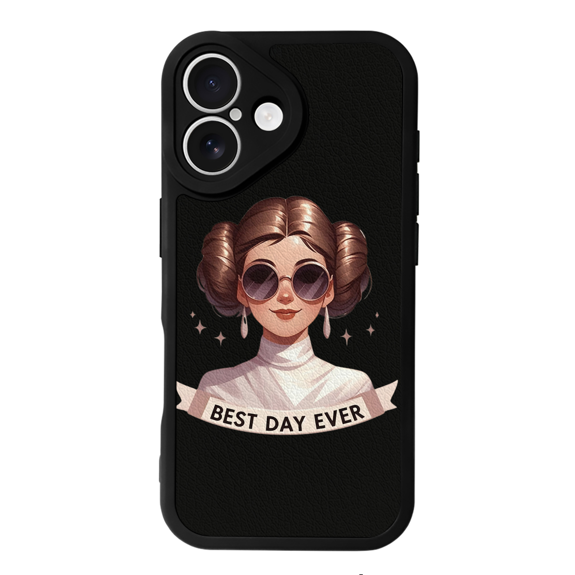 （画像用） スター・ウォーズ Star Wars 【iPhone 16シリーズ対応】シリコンスマホケース（レザー調） 材質：シリコン